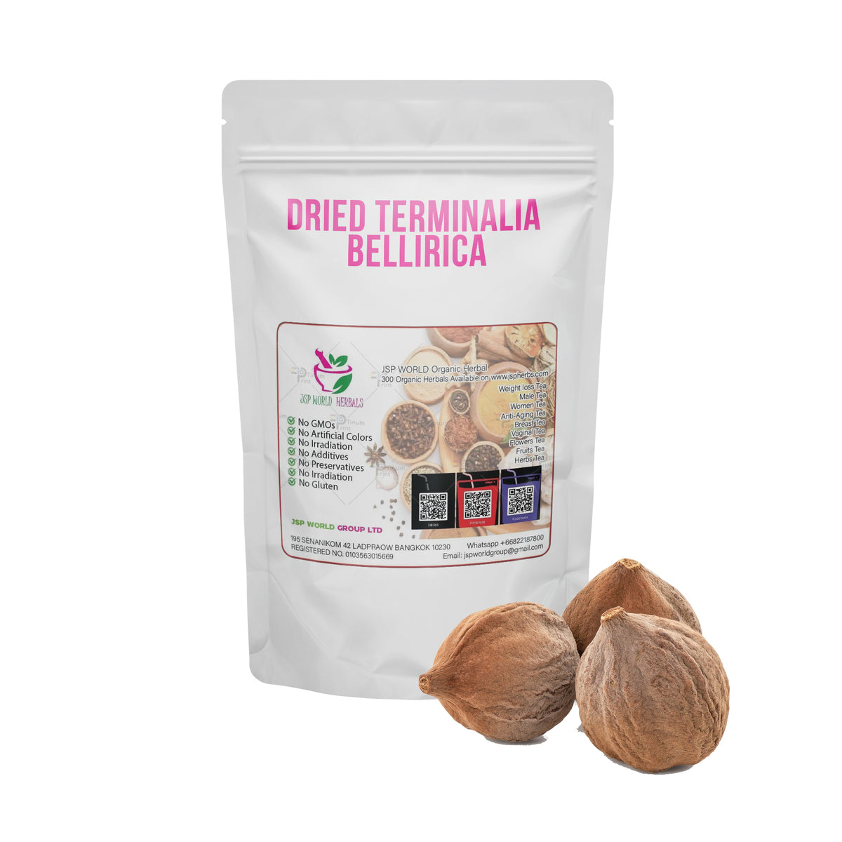 Dried Terminalia bellirica 100 Grams 100% Organic Authenic
