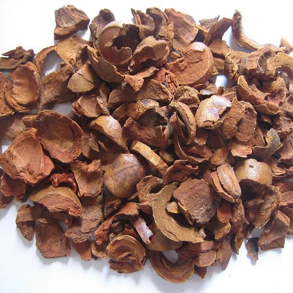 Dried Thai Mangosteen Peel Garcinia mangostana 100g.