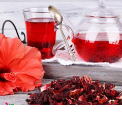 Red hibiscus tea