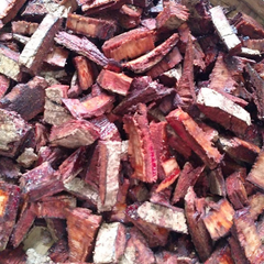 Dried Burmese Padauk Burmese Rosewood 100g. Pterocarpus macrocarpus Kurz.