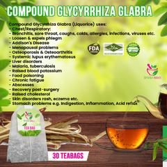 Compound Glycyrrhiza Glabra Liquorice Tea 30 Teabags