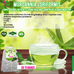 Murdannia Loriformis Ya Pak King Beijing Gras Tea 30 Teabag