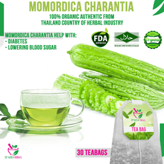 Momordica Charantia Bitter Cucumber Tea 30 Teabags