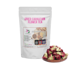 Dried Red Carnation Flower 100g.
