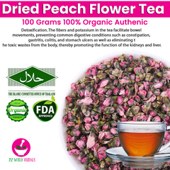 Dried Pink Peach Blossom Flower 100g.