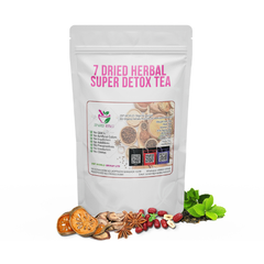 Dried Herbal Super Detox Tea 7 Days Result reduce weight stop daily hangry Beauty from inside Daily 100g.