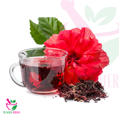 Dried Red Hibiscus Flowers 100g.