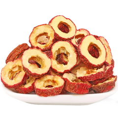 Dried Hawthorn Berries Slices 100g. known as Shanzha or Xiangzha in Thailand