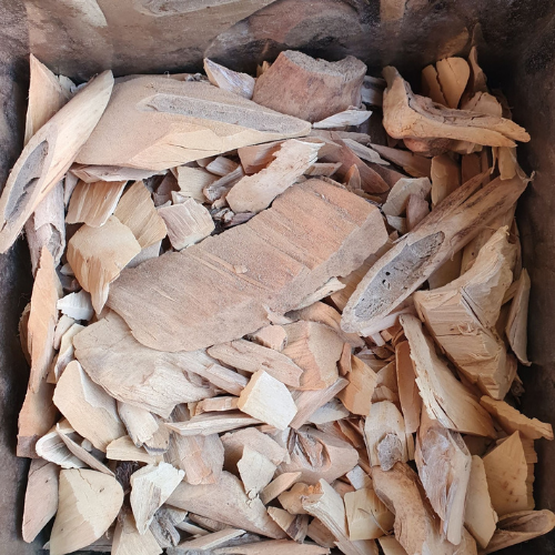 Dried Plumeria heartwood 100g. The wood of the Plumeria tree