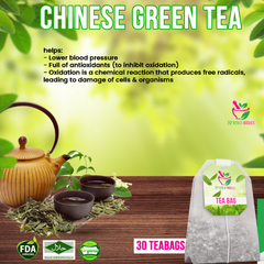 Loose Leaf Chinese Green Tea 30 Teabags