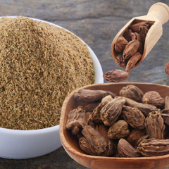 Dehydrated Black Cardamom Powder 100g. Tsaoko Fruit