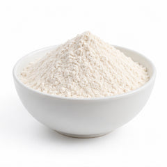 Amorphophallus konjac powder in a ceramic bowl