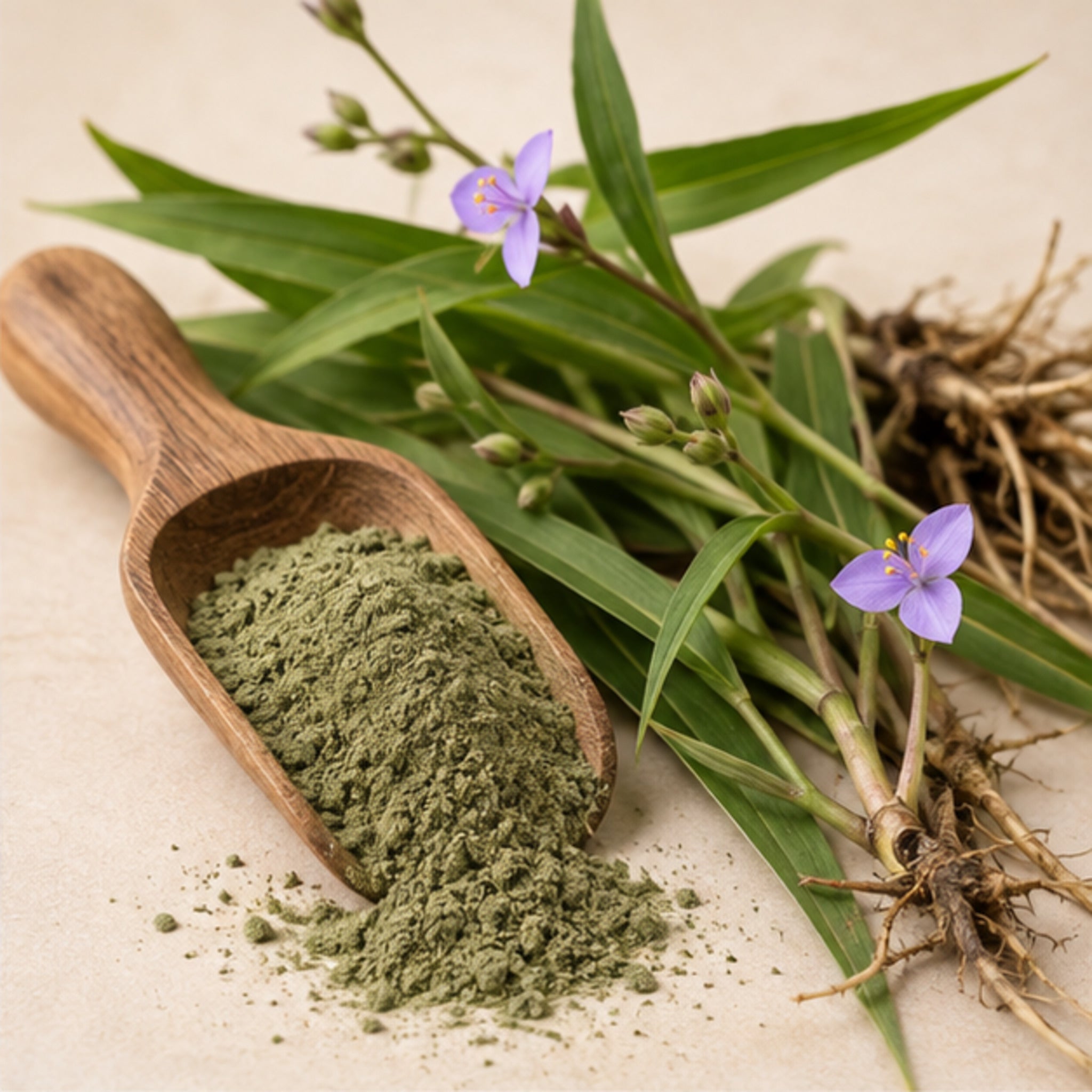 Murdannia loriformis Hassk. Rolla Rao et Kammathy Powder 100g. image 2