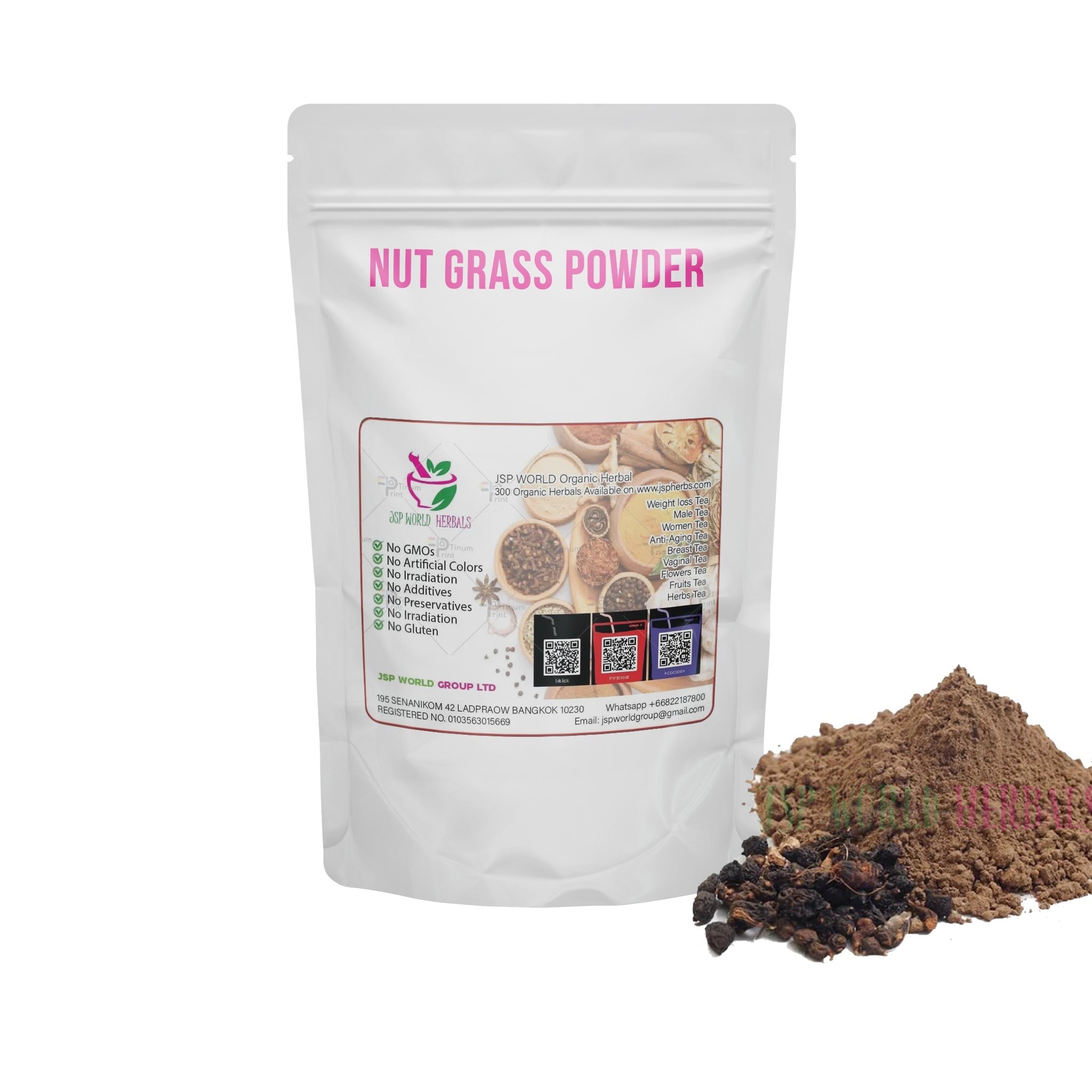 Nut Grass Powder 100g packaging