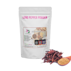 Pippali Long Pepper Powder 100g. packaging