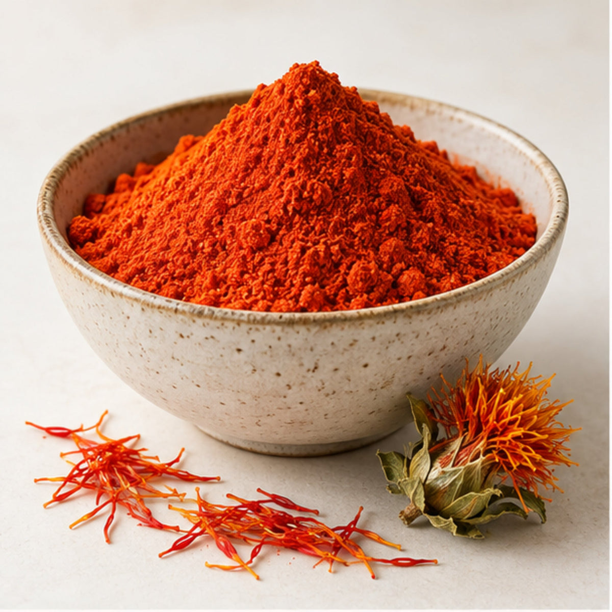 Safflower Powder 100g. Carthamus Tinctorius product image