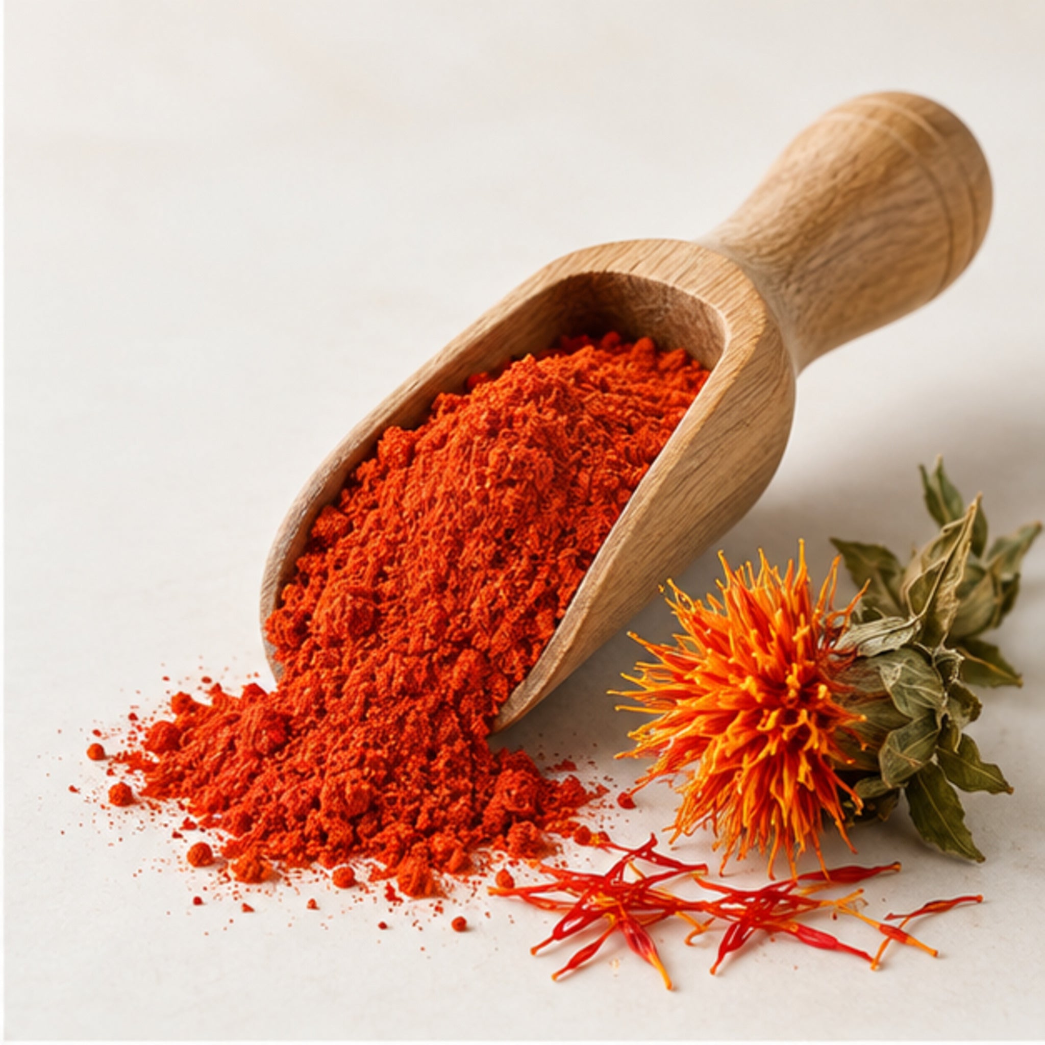 Safflower Powder 100g. Carthamus Tinctorius image 2