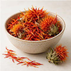 Safflower Powder 100g. Carthamus Tinctorius image 4