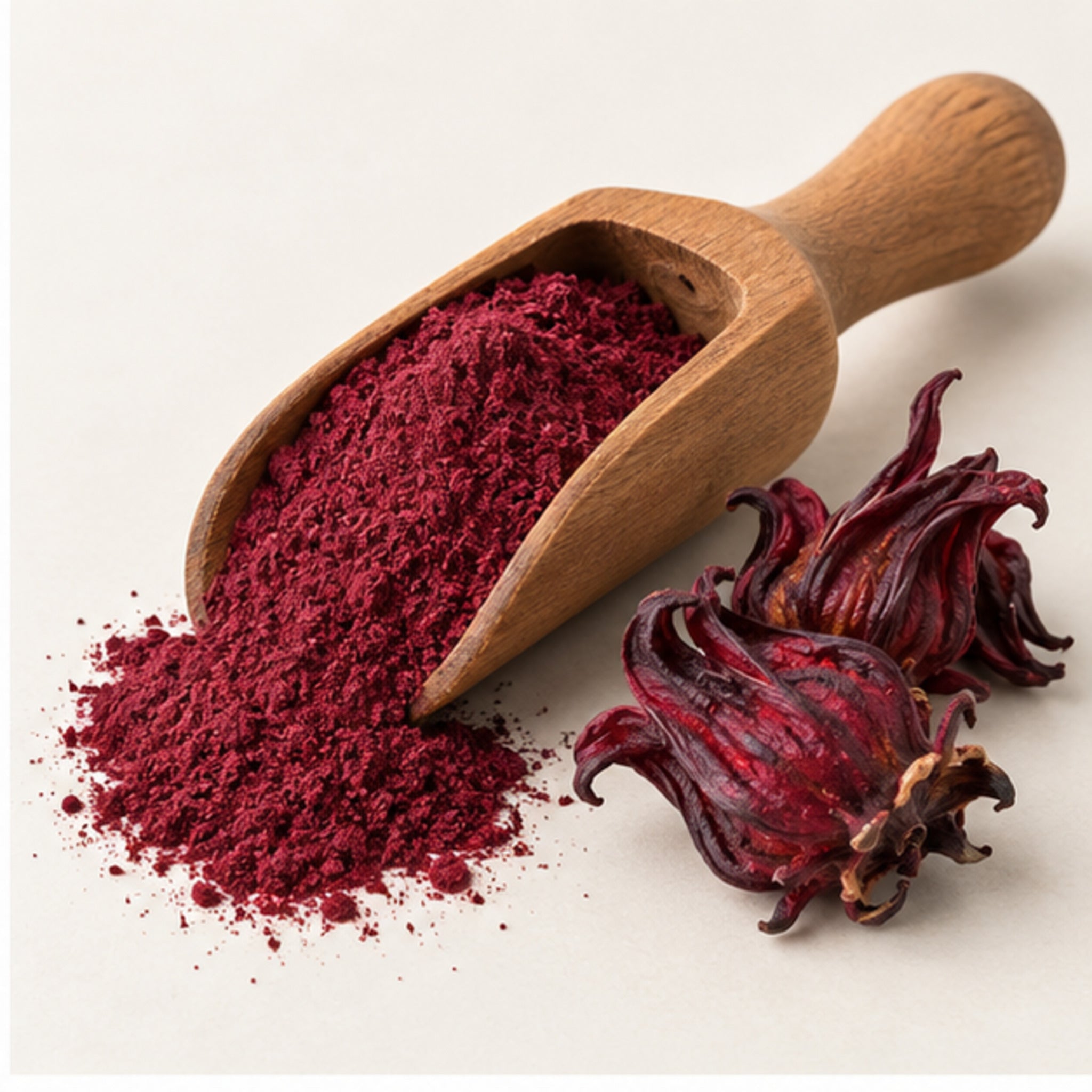 Roselle Hibiscus Sabdariffa Flowers Powder 100g. image 2