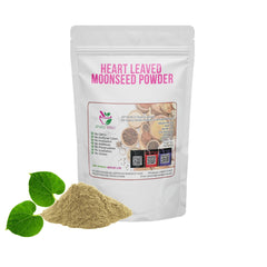 Heart Leaved Moonseed Powder 100g. Tinospora cordifolia vine packaging