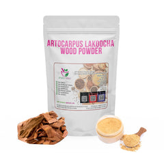 Artocarpus Lakoocha Wood Powder 100g. packaging