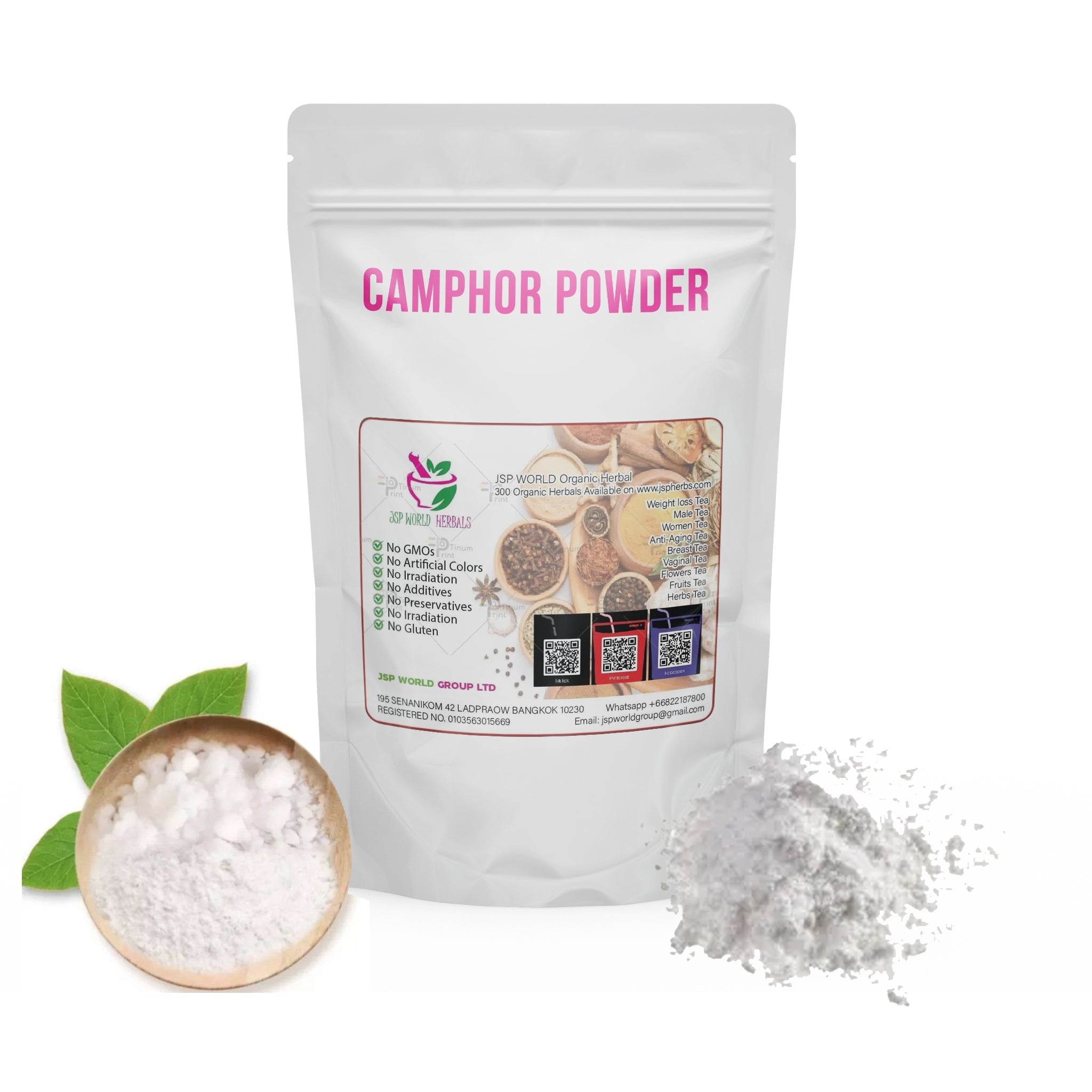 Camphor Powder 100g. packaging