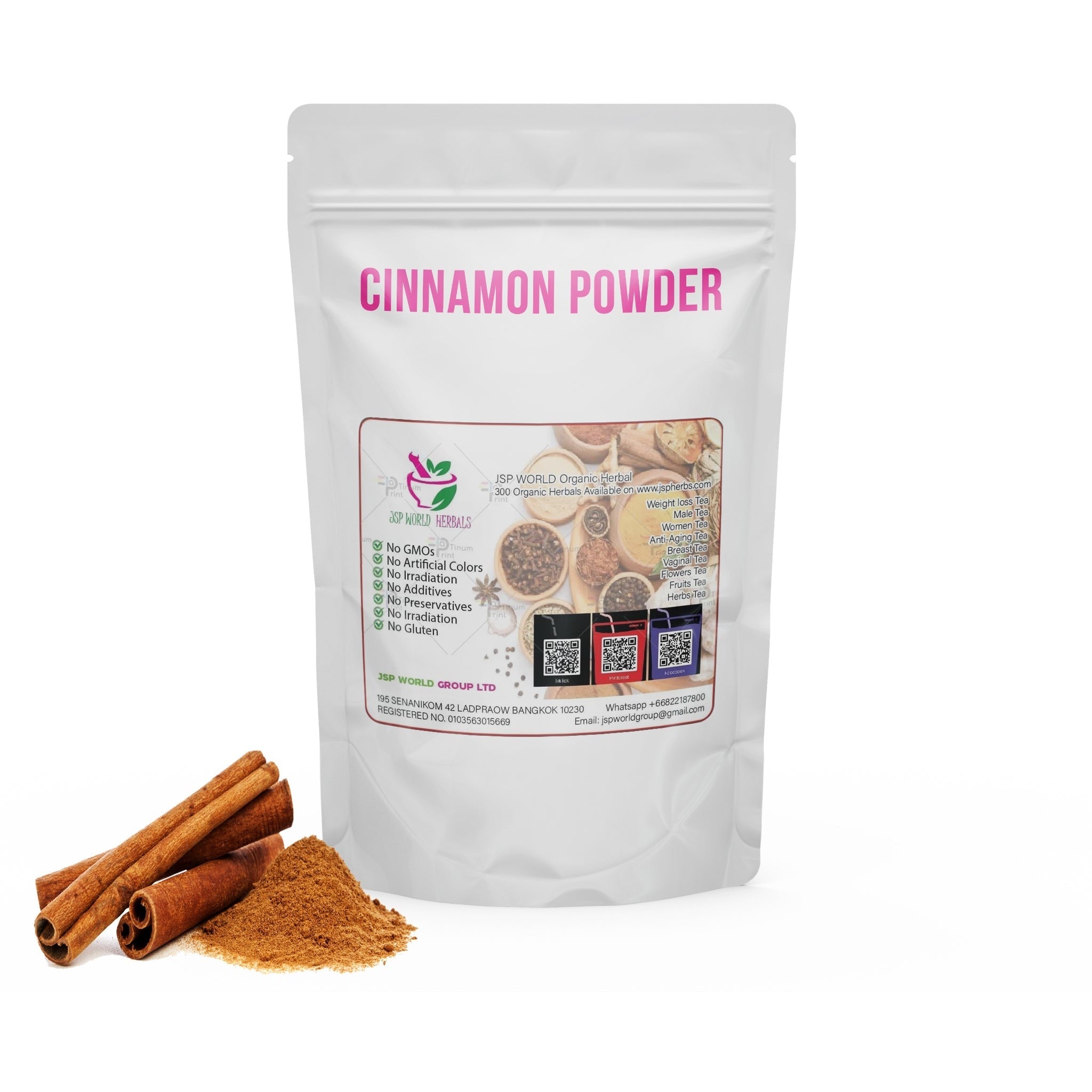Cinnamon Powder 100g. packaging