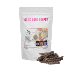 Dried Long pepper Pippali 100g. packaging