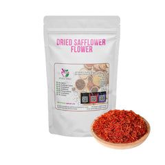Dried Safflower Flowers 100g | Carthamus Tinctorius packaging