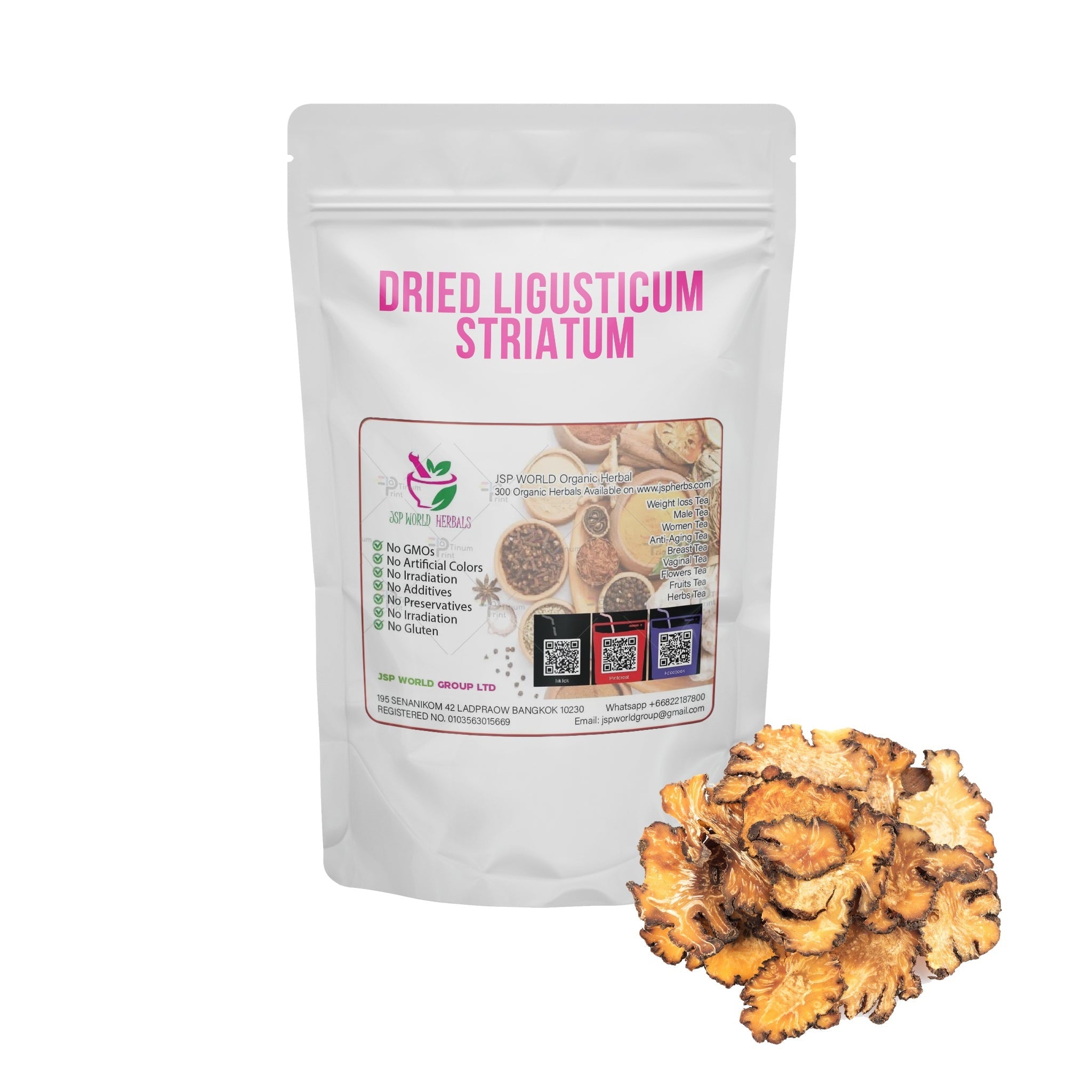 Dried Ligusticum Striatum 100g | Chuan Xiong packaging