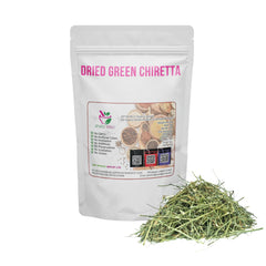 Dried Green Chiretta 100g. Andrographis Paniculata packaging