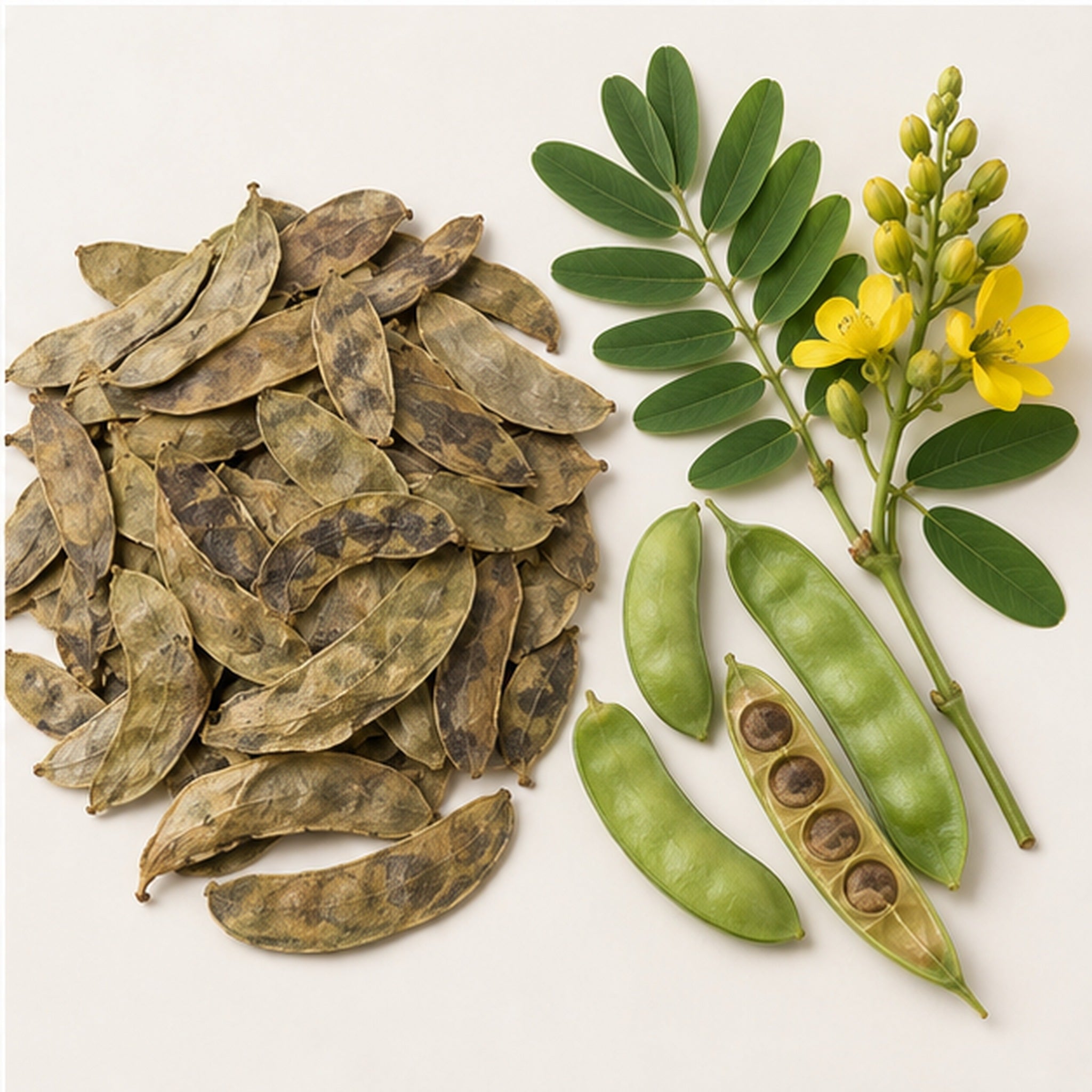 Dried Indian Senna Pods 100g. Senna alexandrina or Cassia angustifolia image 4