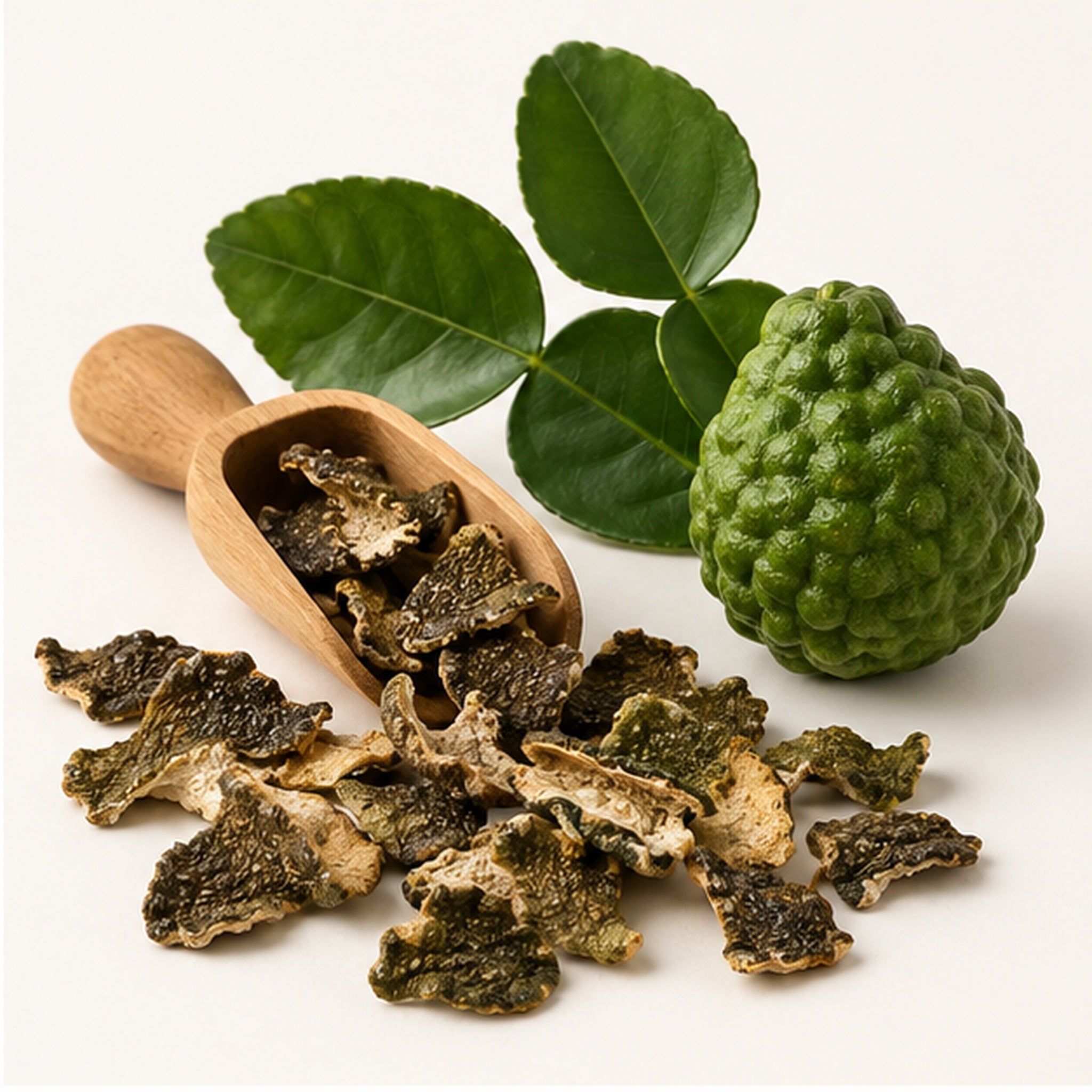 Dried Kaffir Lime Peel Skin 100g. image 2