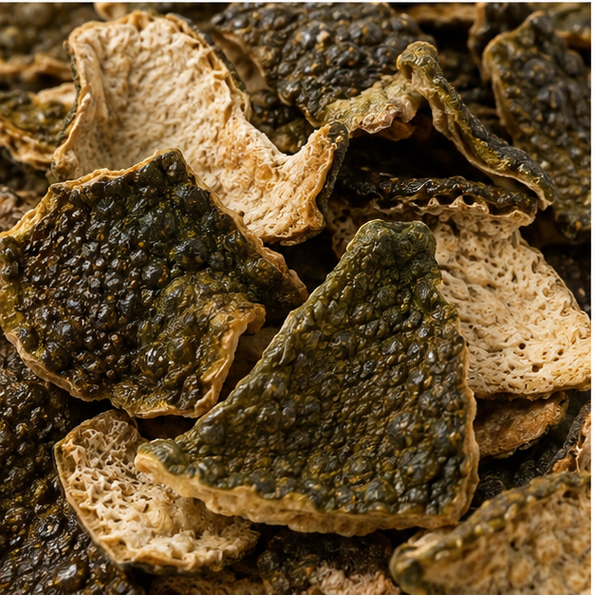 Dried Kaffir Lime Peel Skin 100g. image 3
