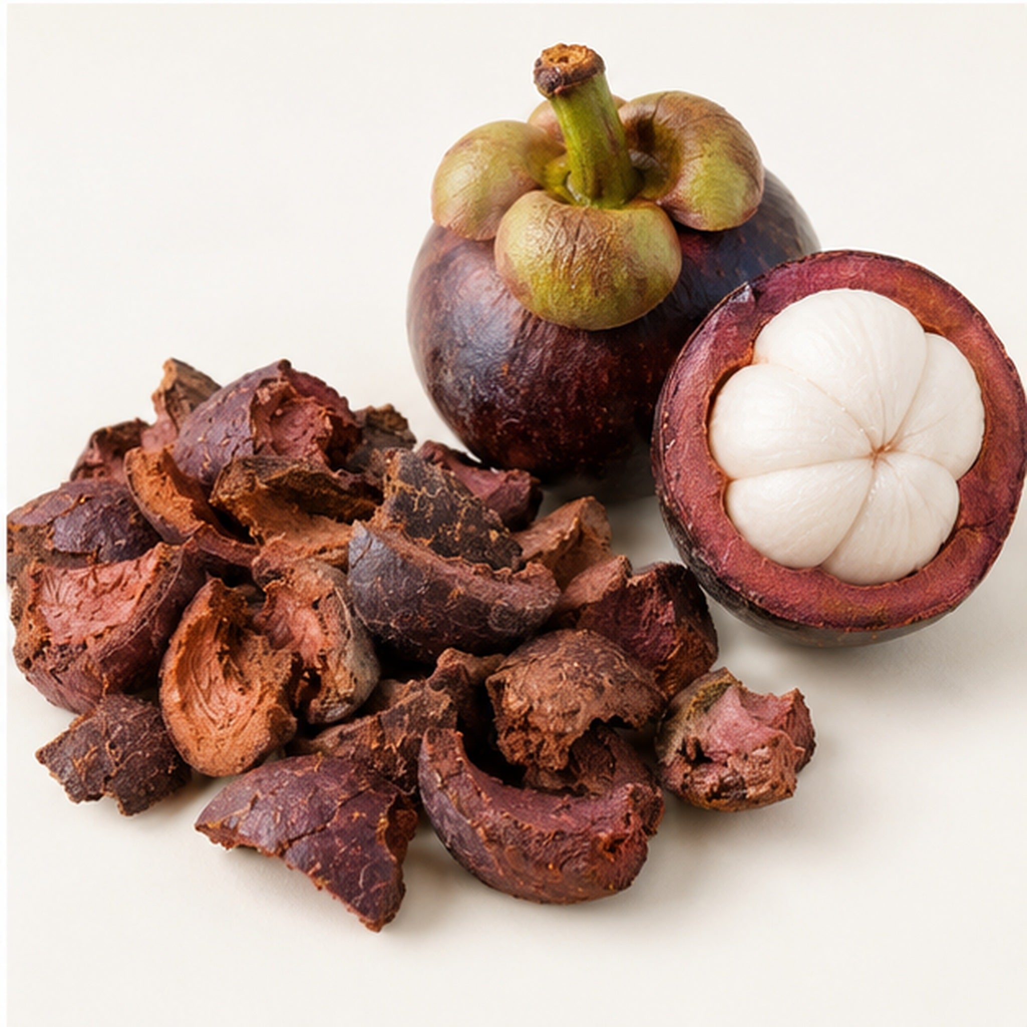 Dried Thai Mangosteen Peel Garcinia mangostana 100g. image 4