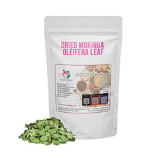 Dried Moringa Oleifera Leaf 100g. packaging