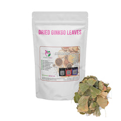 Dried Ginkgo Leaves 100g. Ginkgo Biloba packaging