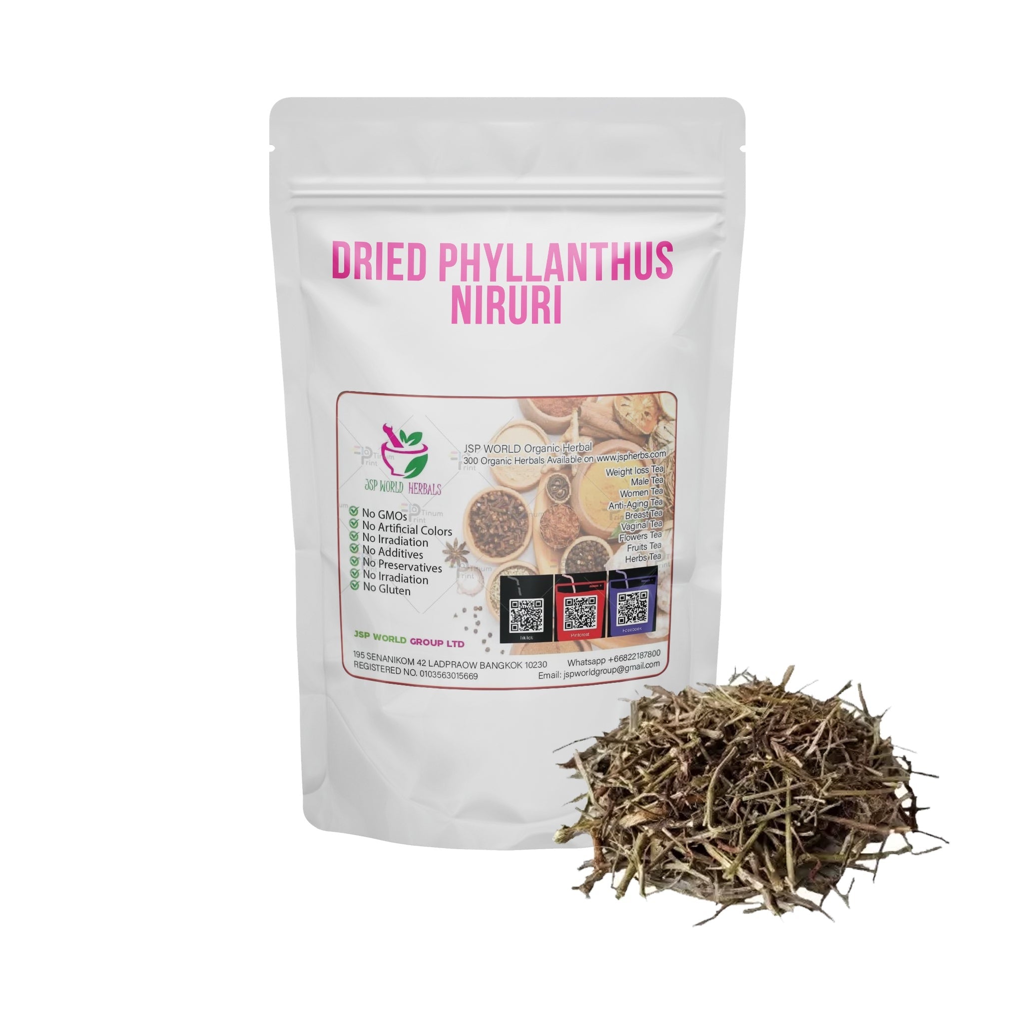 Dried Phyllanthus Niruri 100g | Chanca Piedra packaging