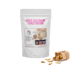 Dried Coscinium Fenestratum 100g. Venivel Tree Turmeric or Calumba Wood packaging