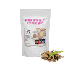 Dried Acanthus Ebracteatus 100g. Sea Holly packaging