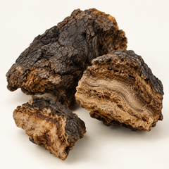 Dried Fomes rimosus fungal material, detail product image