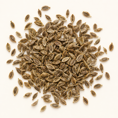 Whole dried dill seeds, top view product image