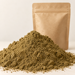 Anaxagorea luzonensis botanical powder with plain kraft pouch, product image