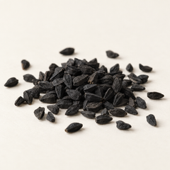 Black cumin seeds, side-angle product image
