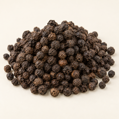 Whole black peppercorns, hero product image