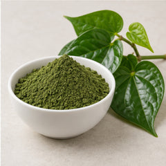 Betel leaf powder with botanical material