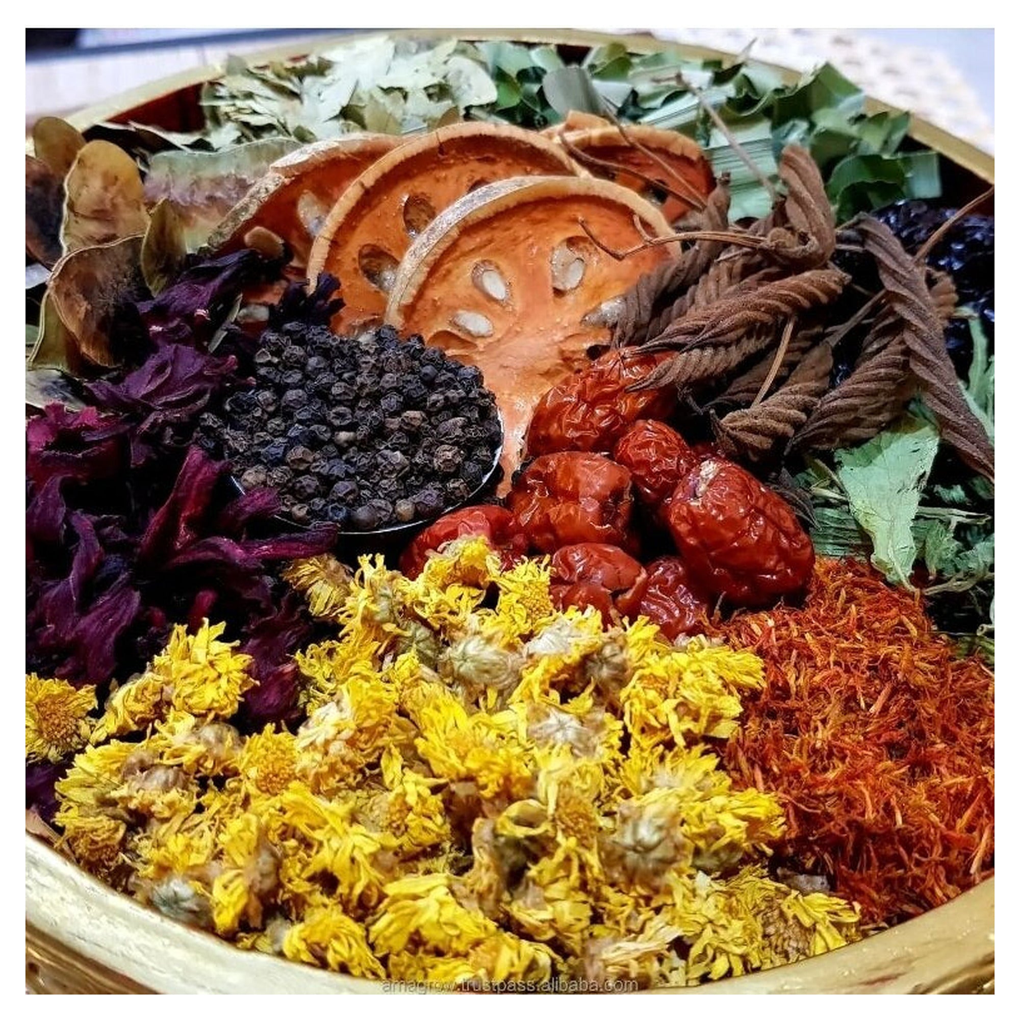 9 Mixed Herbal Tea Blend 100g clean product image