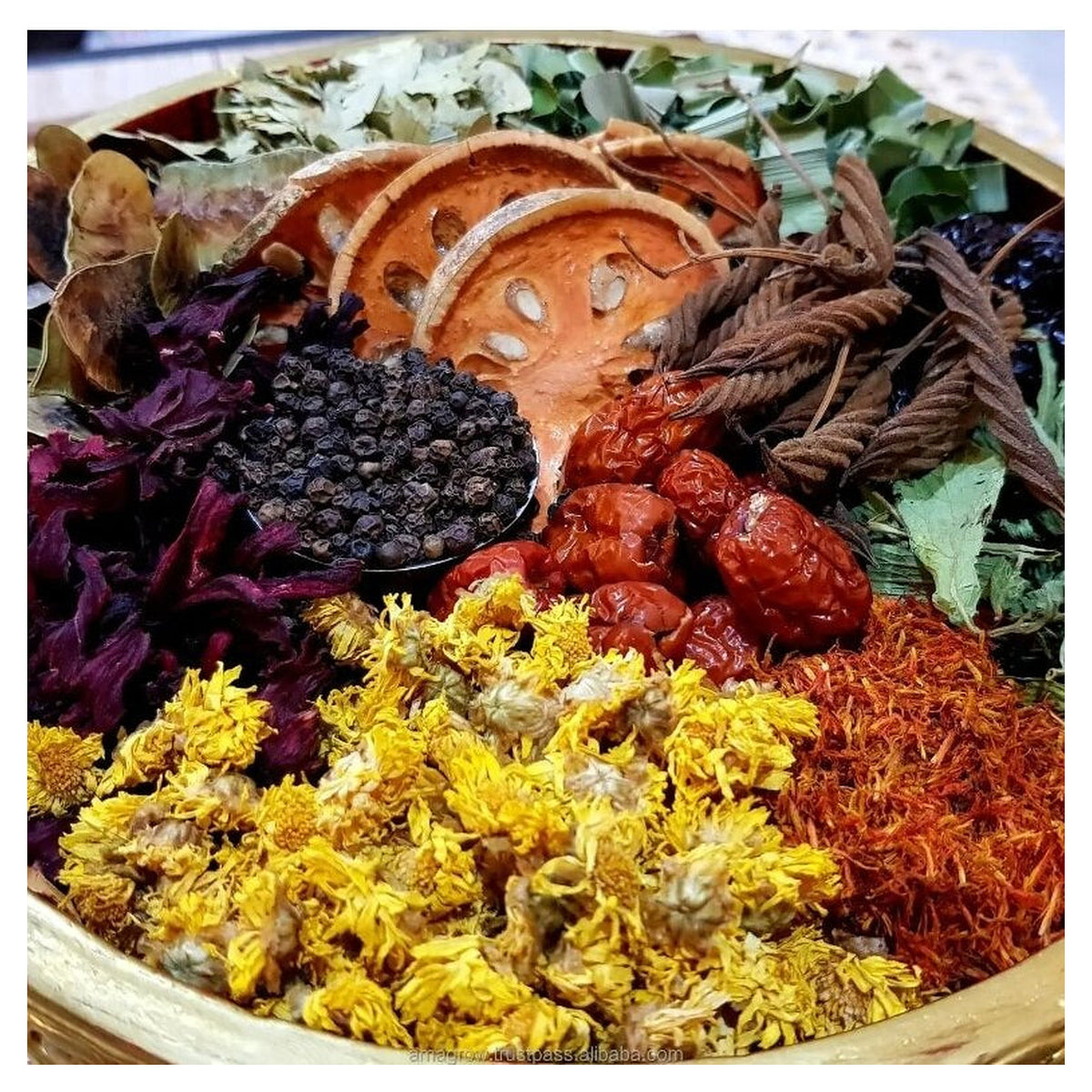 9 Mixed Herbal Tea Blend 100g clean product image