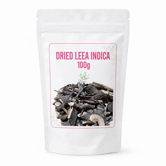 Dried Leea indica 100g packaging with actual product image