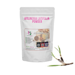 Molineria latifolia powder 100g packaging